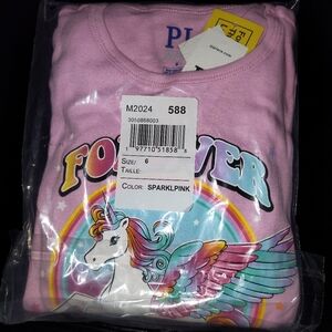 The Children's Place Pink Unicorn Pajama Set